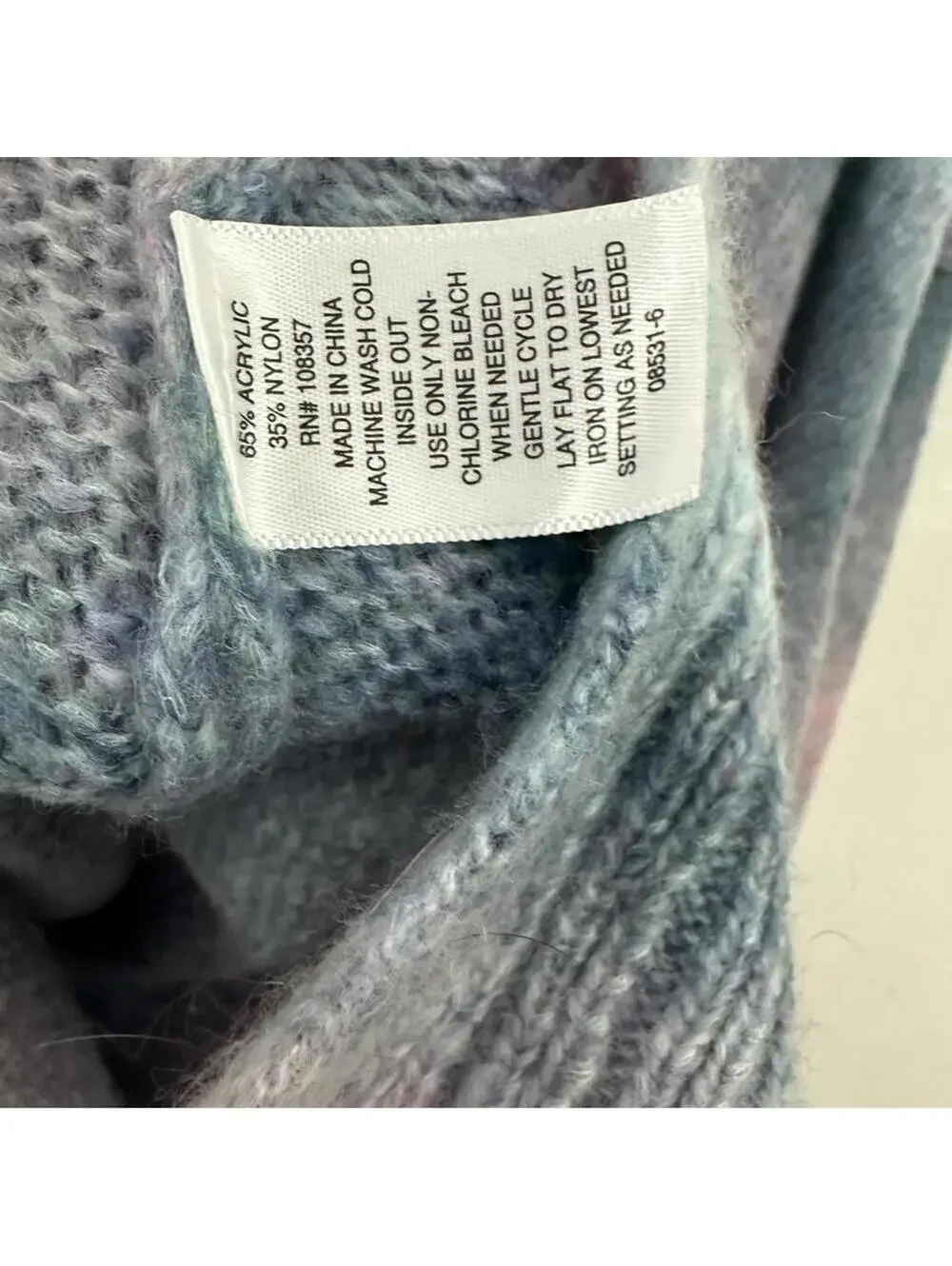 A.N.A Women’s V-Neck Striped Sweater Size 2X